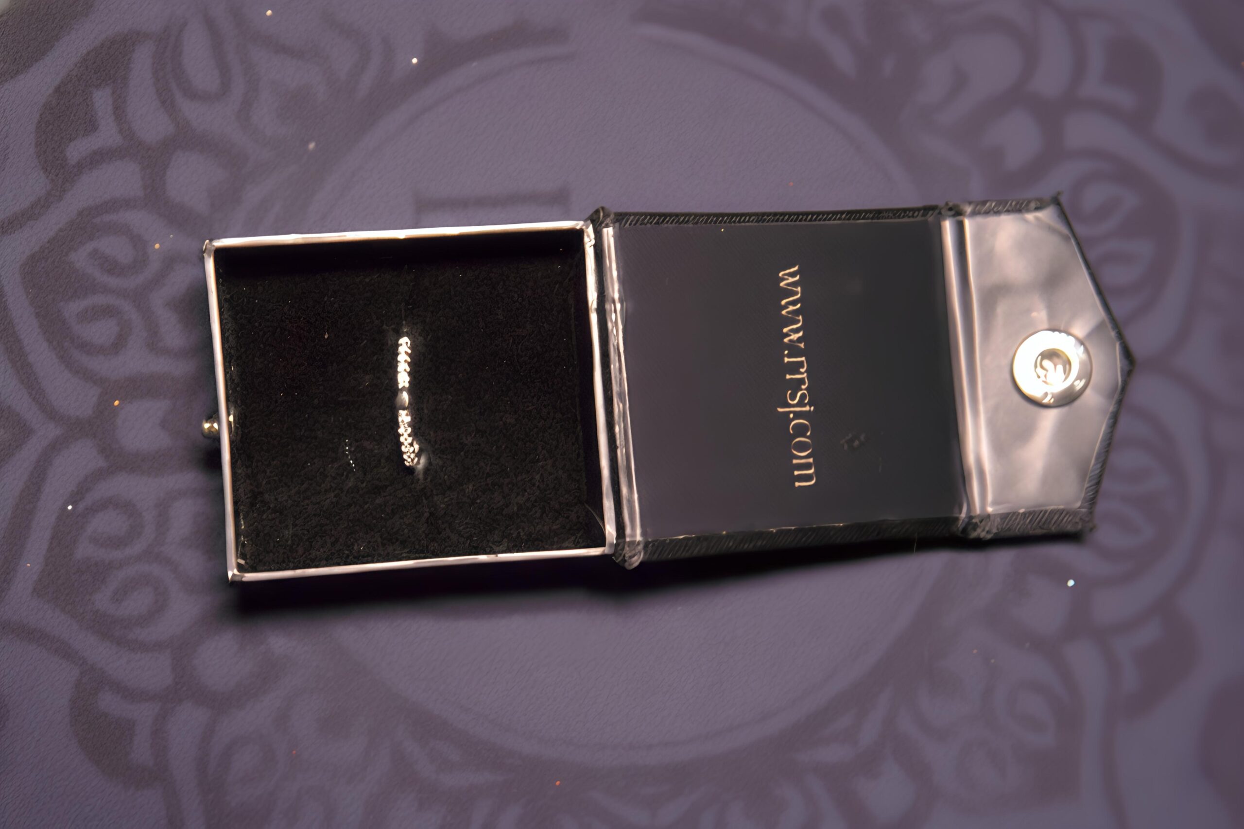 Silver Zircon Eternity Ring