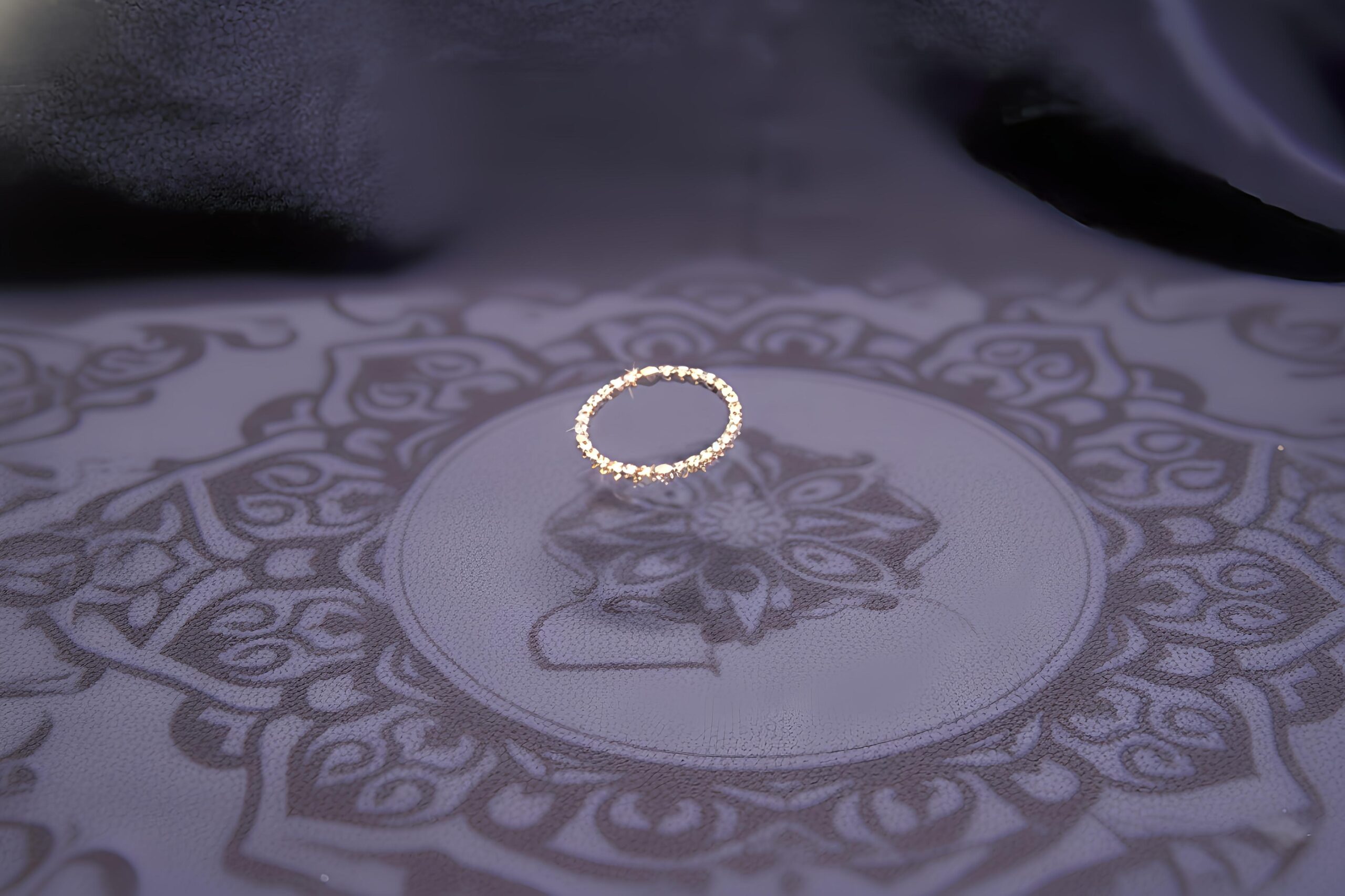 Silver Zircon Eternity Ring - Image 2